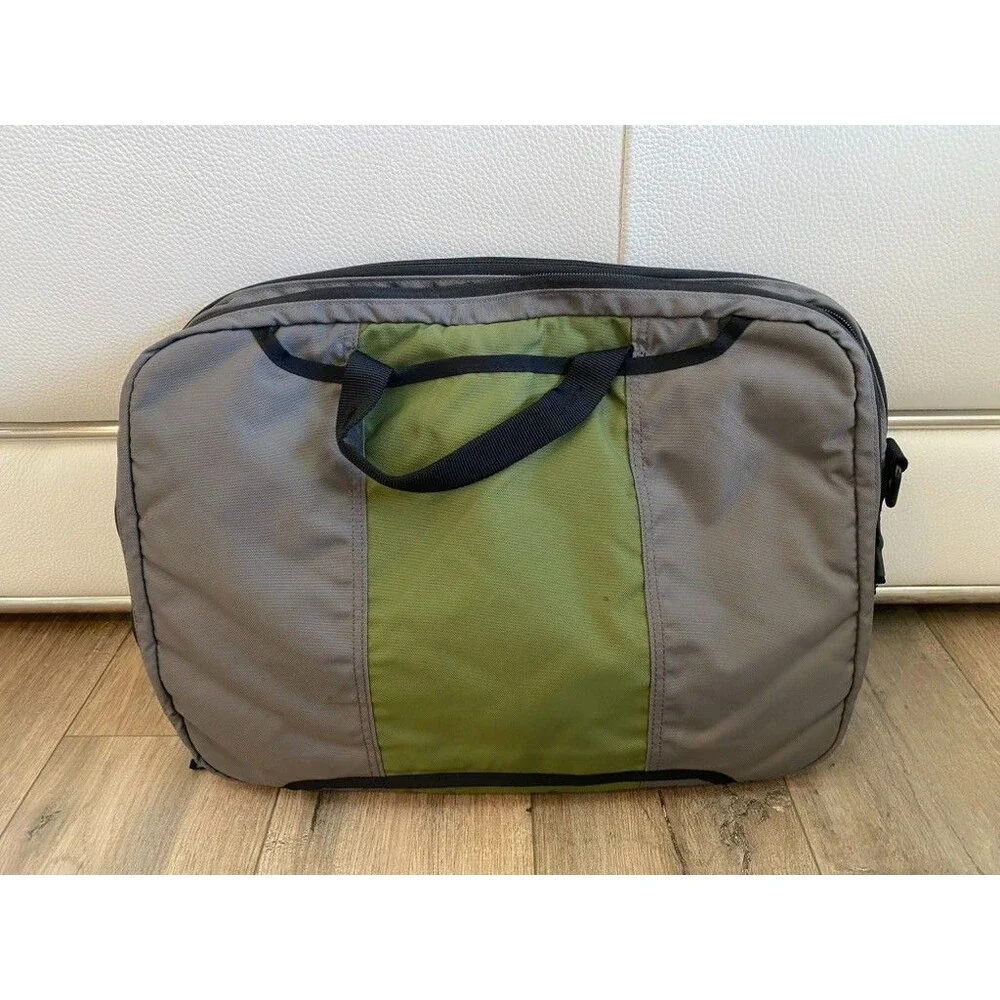 TIMBUK2 Closer Laptop Briefcase Messenger Bag Crossbody Gray